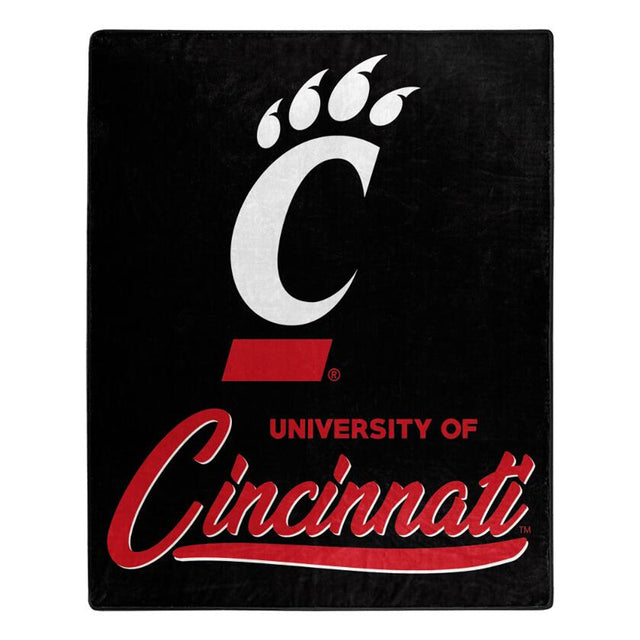 Manta de los Cincinnati Bearcats de 50 x 60 pulgadas con diseño exclusivo de Raschel