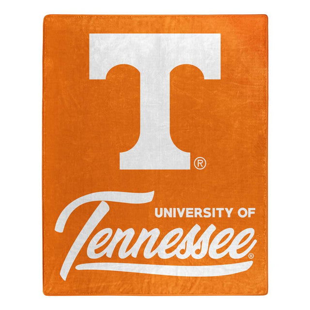 Manta de los Voluntarios de Tennessee de 50 x 60 pulgadas, diseño exclusivo de Raschel