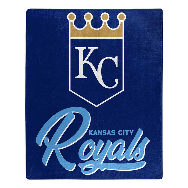 Manta de los Kansas City Royals de 50 x 60 pulgadas, diseño exclusivo de Raschel