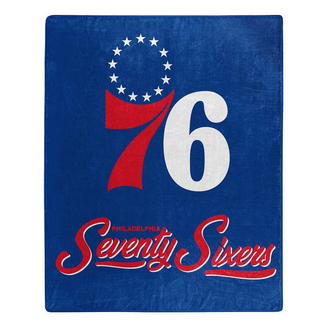 Philadelphia 76ers Blanket 50x60 Raschel Signature Design