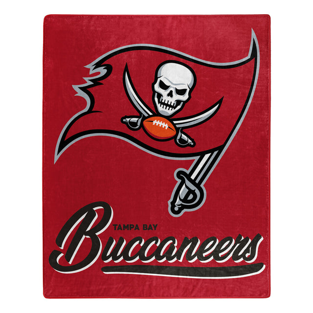 Manta de los Tampa Bay Buccaneers de 50 x 60 pulgadas, diseño exclusivo de Raschel