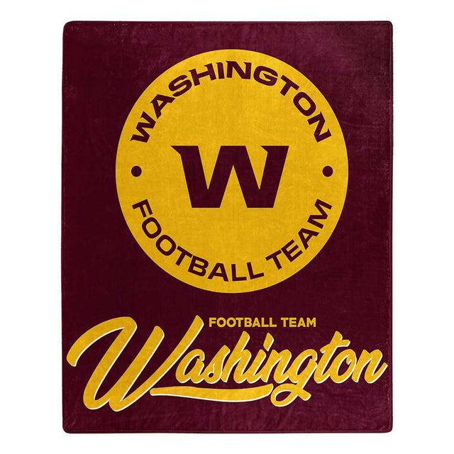 Manta del equipo de fútbol de Washington, 50 x 60, diseño exclusivo de Raschel