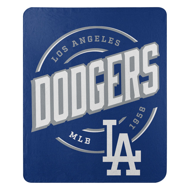 Manta polar de Los Angeles Dodgers de 50 x 60 pulgadas, diseño de campaña