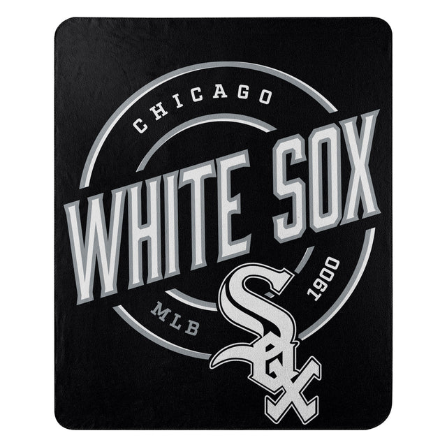 Manta de vellón de los Chicago White Sox de 50 x 60 pulgadas con diseño de campaña