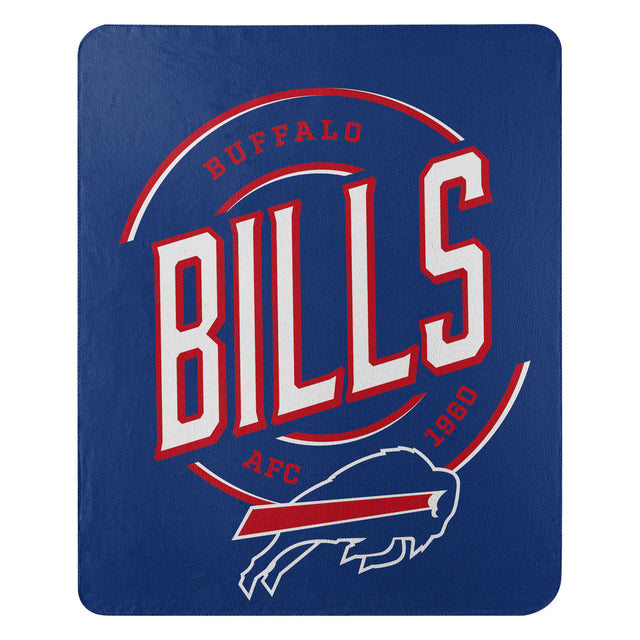 Manta Buffalo Bills 50x60 Fleece Diseño de campaña