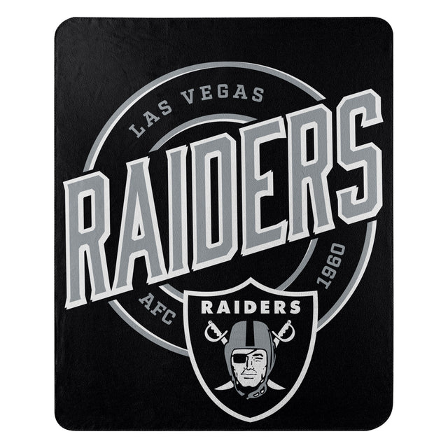 Manta de vellón de 50 x 60 de los Raiders de Las Vegas con diseño de campaña