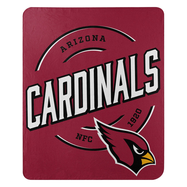 Manta polar de los Arizona Cardinals de 50 x 60 pulgadas con diseño de campaña