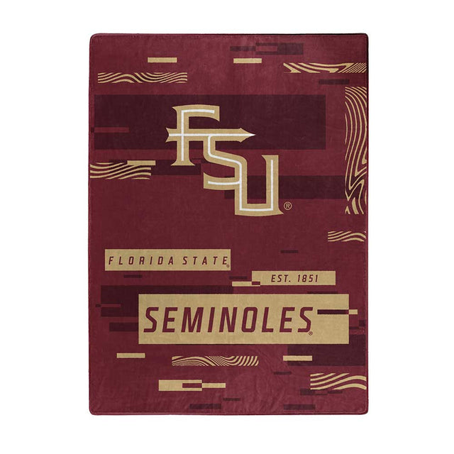 Manta de los Florida State Seminoles de 60 x 80 pulgadas, diseño digitalizado de Raschel