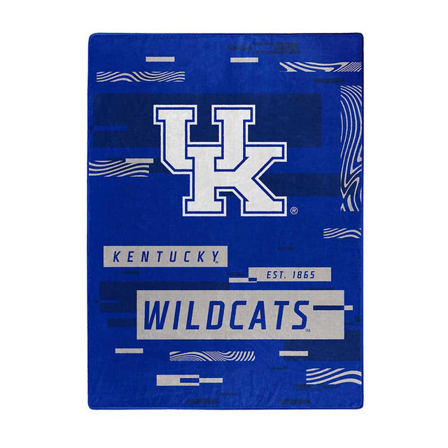 Manta Kentucky Wildcats 60x80 Diseño digitalizado Raschel