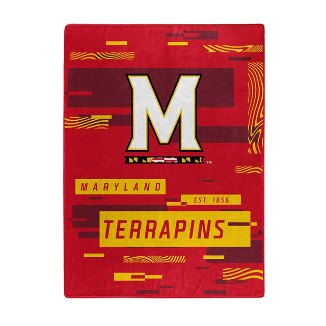 Manta Maryland Terrapins 60x80 Diseño digitalizado Raschel