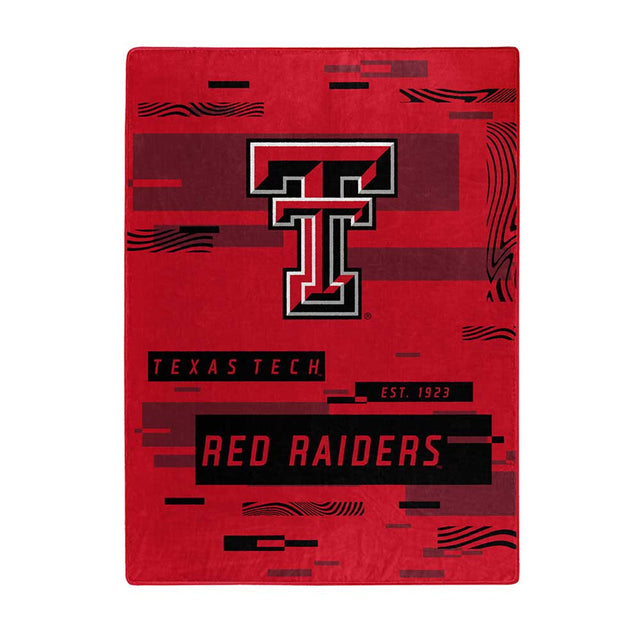 Manta de los Texas Tech Red Raiders de 60 x 80 pulgadas con diseño digital Raschel