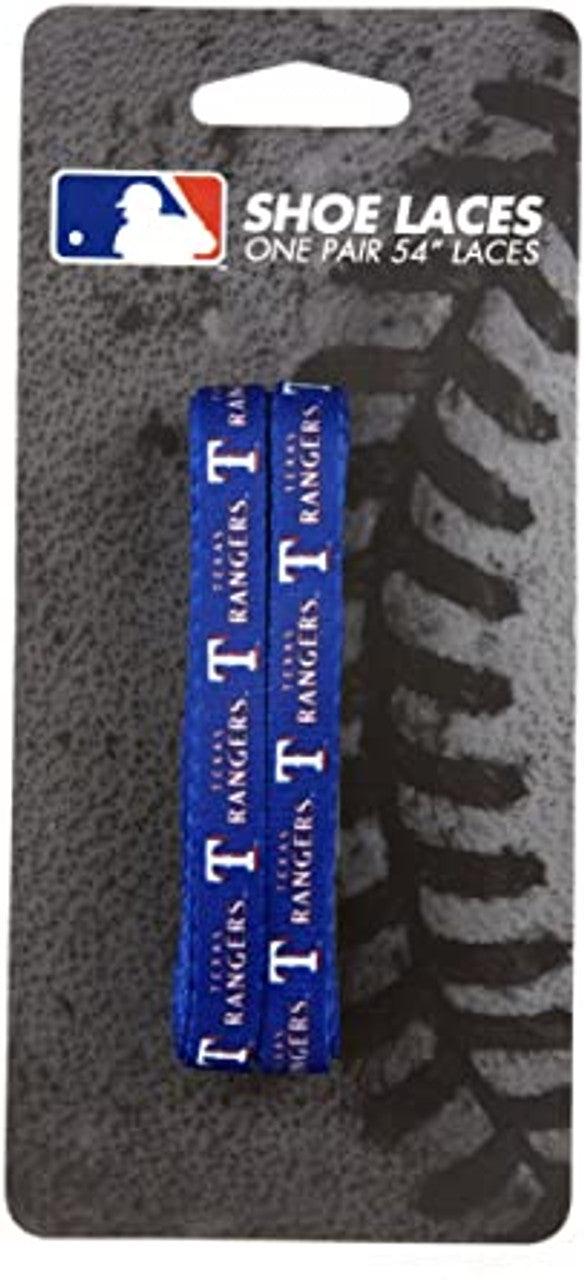 Cordones para zapatos de los Texas Rangers de 54"