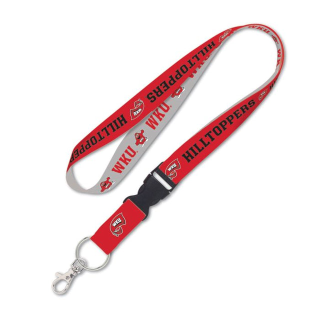 Western Kentucky Hilltoppers Lanyard w/detachable buckle 1"