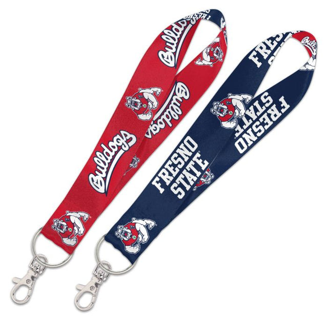 Fresno State Bulldogs Lanyard Key Strap 1"