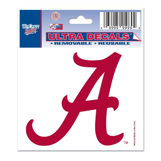 Calcomanía de Alabama Crimson Tide de 3 x 4 para usos múltiples