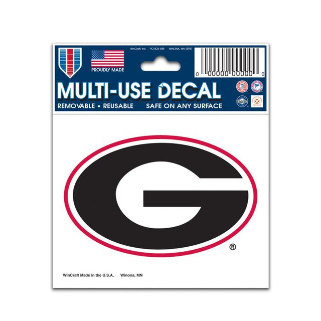 Georgia Bulldogs Multi-Use Decal 3" x 4"