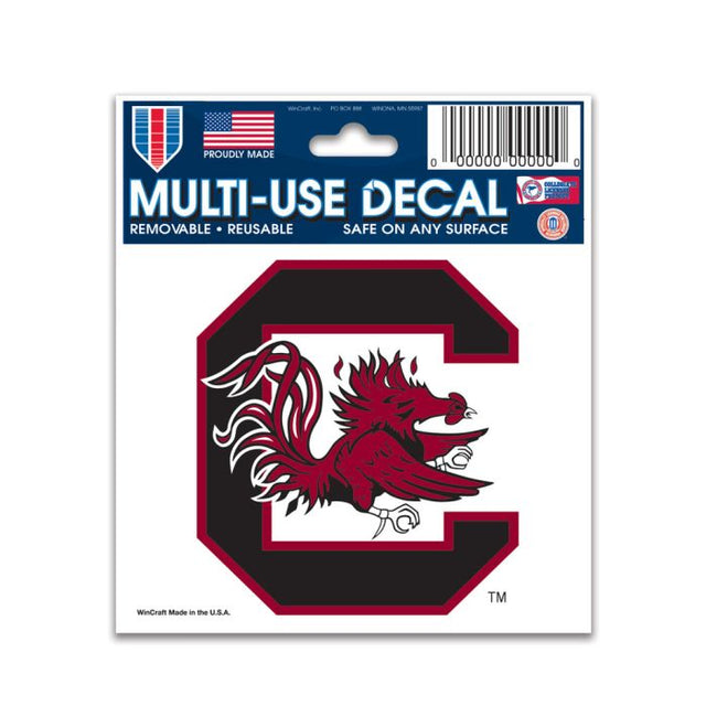 South Carolina Gamecocks Multi-Use Decal 3" x 4"