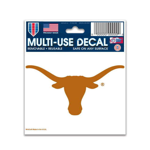 Calcomanía multiusos de Texas Longhorns de 3" x 4"