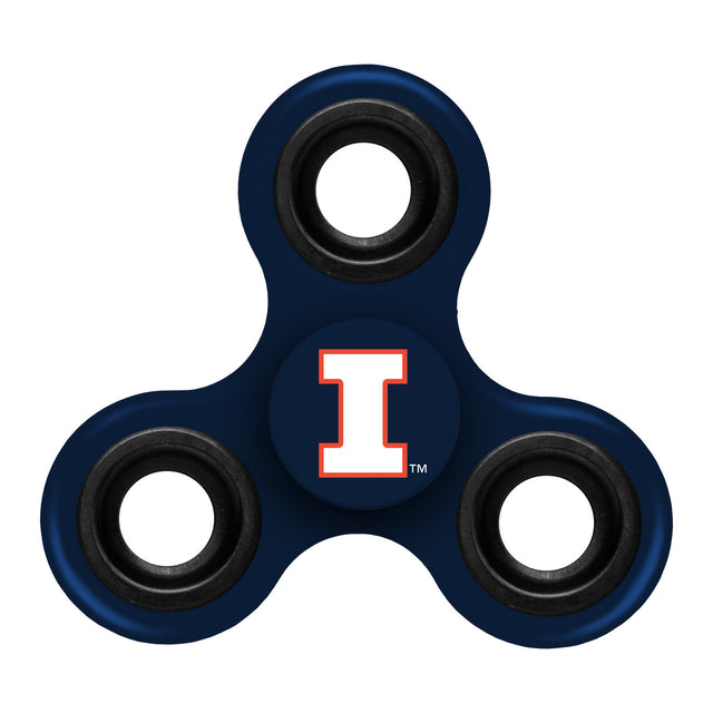 Illinois Fighting Illini Spinnerz Diztracto de tres vías CO