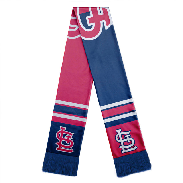 St. Louis Cardinals Scarf Colorblock Big Logo Design