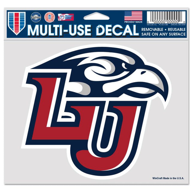 Liberty Flames Multi-Use Decal -Clear Bckrgd 5" x 6"