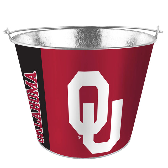 Balde de 5 cuartos de los Oklahoma Sooners con diseño de Hype