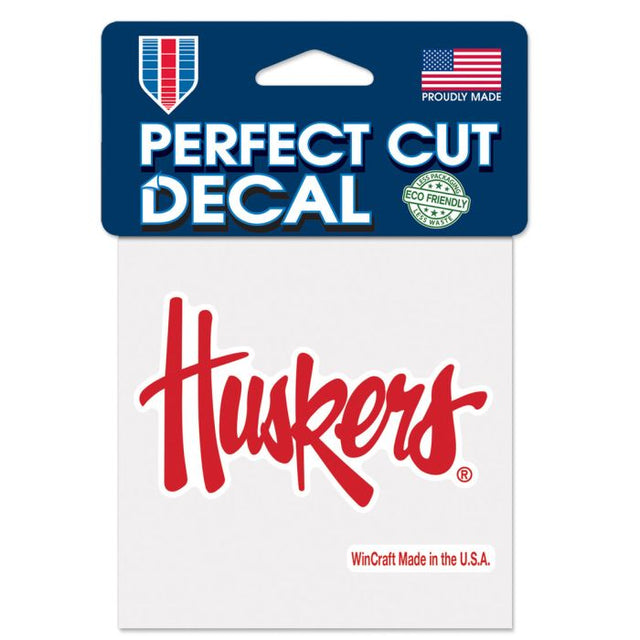 Nebraska Cornhuskers Perfect Cut Color Decal 4" x 4"