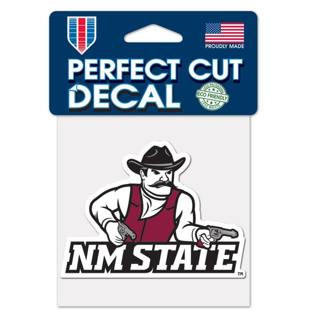 New Mexico State Aggies Perfect Cut Color Decal 4" x 4"