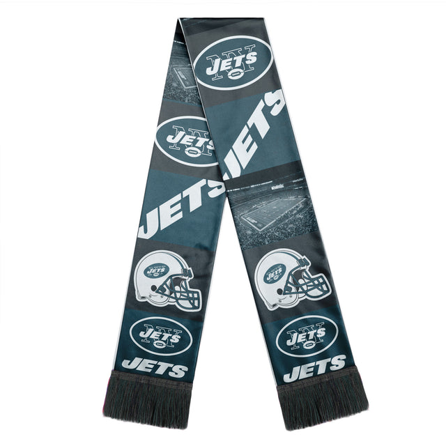 Diseño de barra con estampado de bufanda de los New York Jets