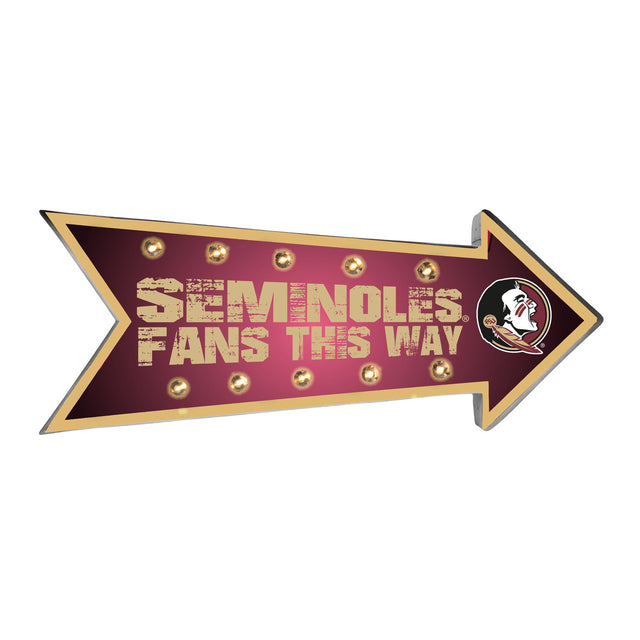 Señal luminosa de los Florida State Seminoles