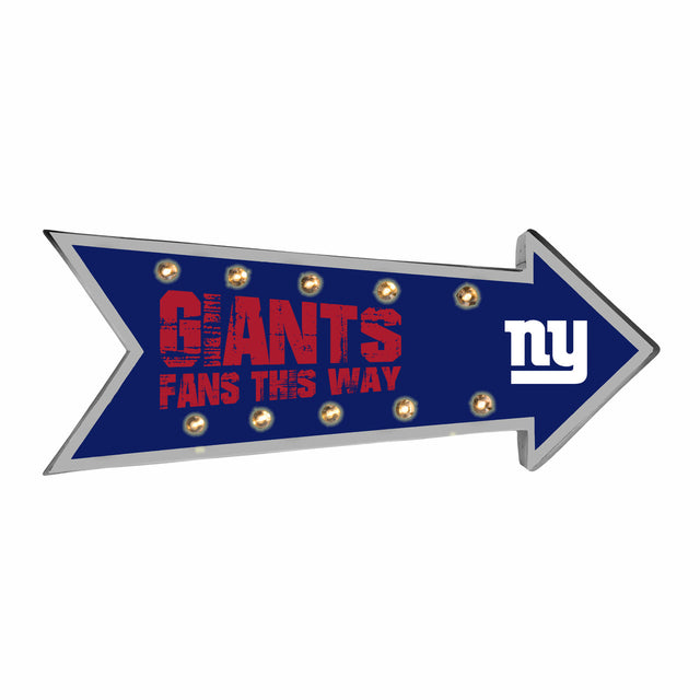 Los New York Giants firman una marquesina con luces para correr