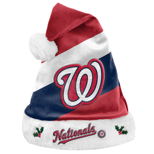 Gorro básico de Papá Noel de los Washington Nationals