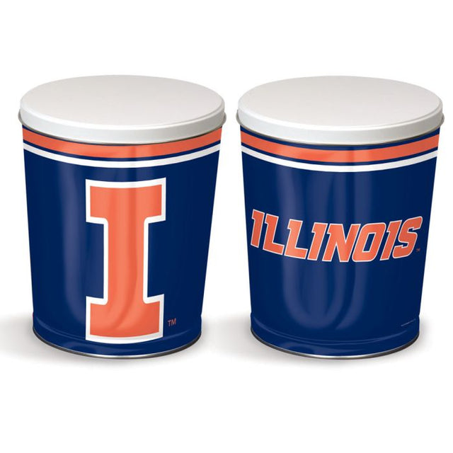 Illinois Fighting Illini Gift Tin tapered 3 gallon