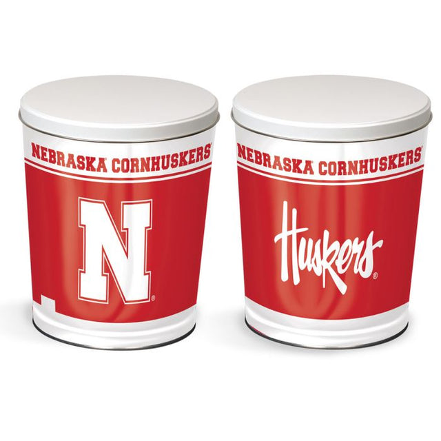 Lata de regalo cónica de Nebraska Cornhuskers de 3 galones