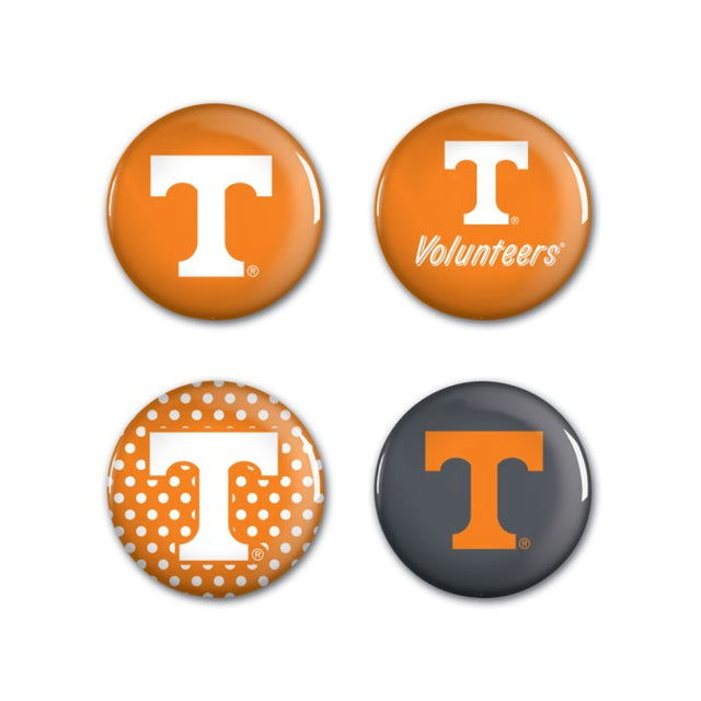 Tennessee Volunteers Button 4 Pack 1 1/4" Rnd