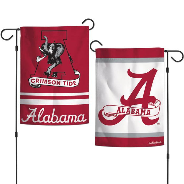 Banderas de jardín Alabama Crimson Tide/College Vault de 2 lados, 12,5" x 18"