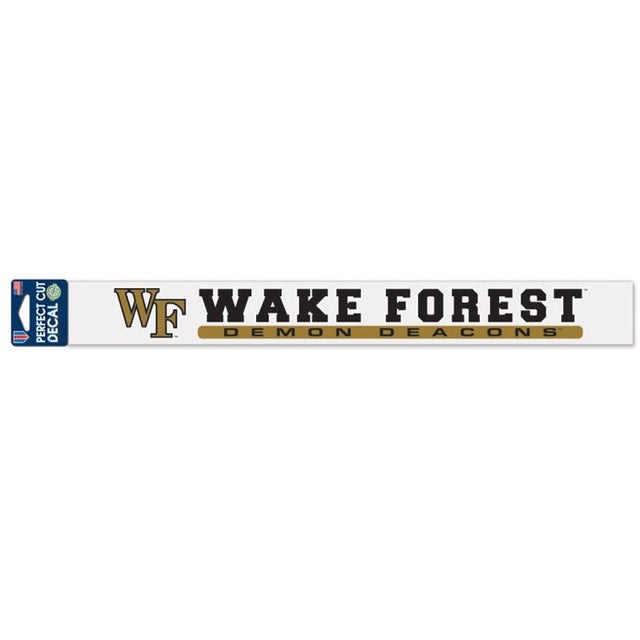 Wake Forest Demon Deacons Perfect Cut Decals 2" x 17"