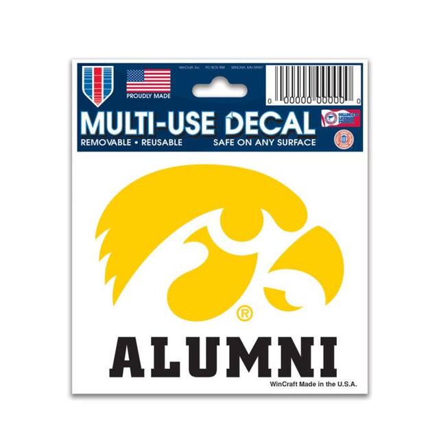 Iowa Hawkeyes ALUMNI Multi-Use Decal 3" x 4"