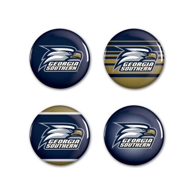 Paquete de 4 botones Georgia Southern Eagles de 1 1/4" de diámetro