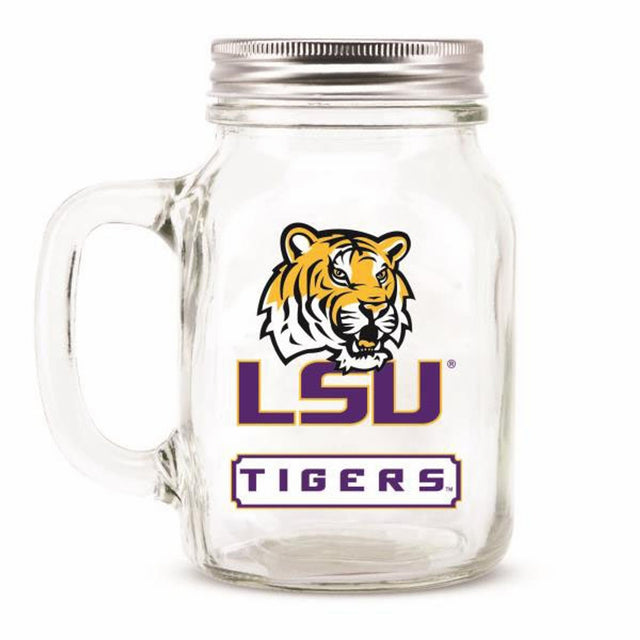 Frasco de vidrio con tapa de los LSU Tigers