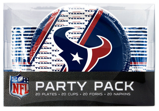 Paquete de fiesta de 80 piezas de los Houston Texans