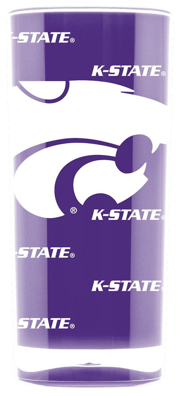 Vaso cuadrado con aislamiento de Kansas State Wildcats (16 oz)