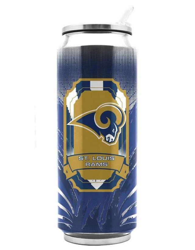 Lata térmica de acero inoxidable de 16,9 oz de los St. Louis Rams