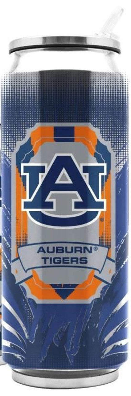 Auburn Tigers Stainless Steel Thermo Can - 16.9 ounces