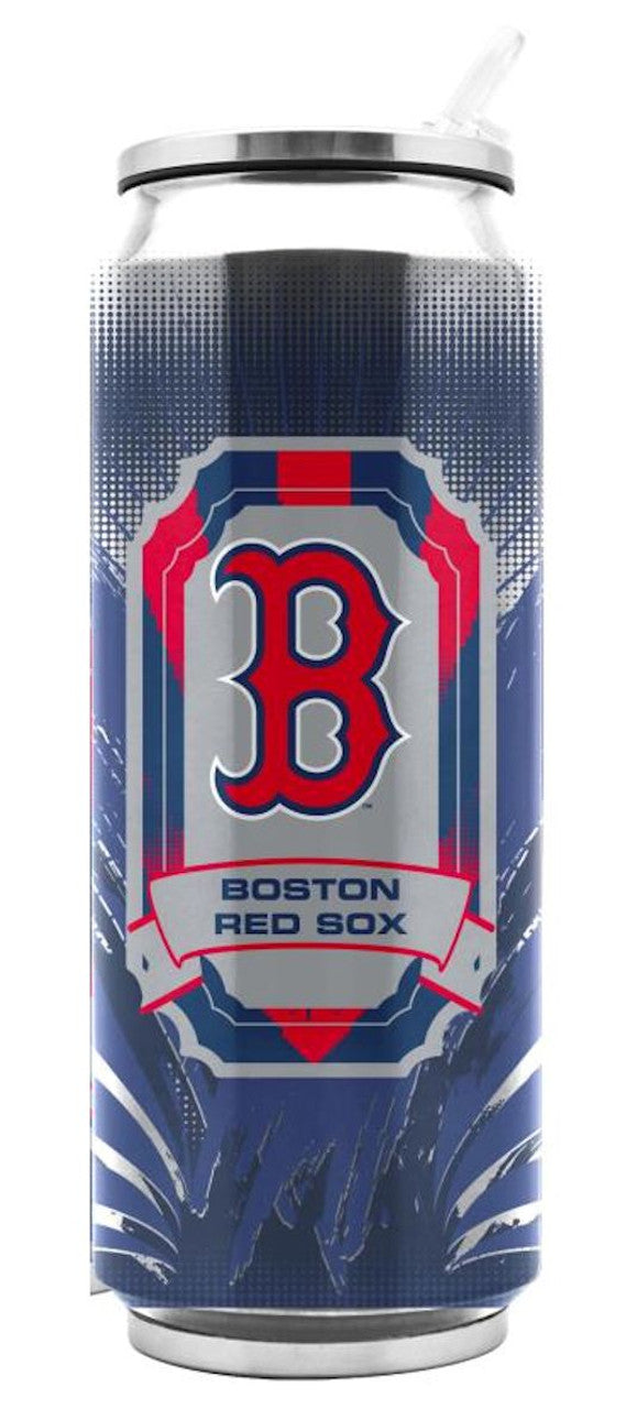 Lata térmica de acero inoxidable de los Boston Red Sox, 16,9 onzas