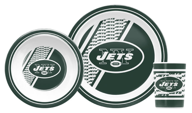 Juego de vajilla infantil de 5 piezas de los New York Jets CO