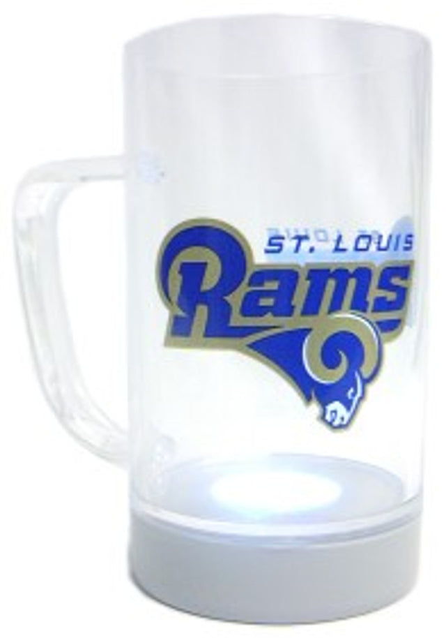 Taza de los St. Louis Rams con diseño brillante de CO