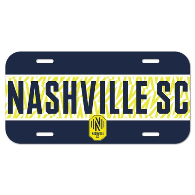 Matrícula de plástico de Nashville SC