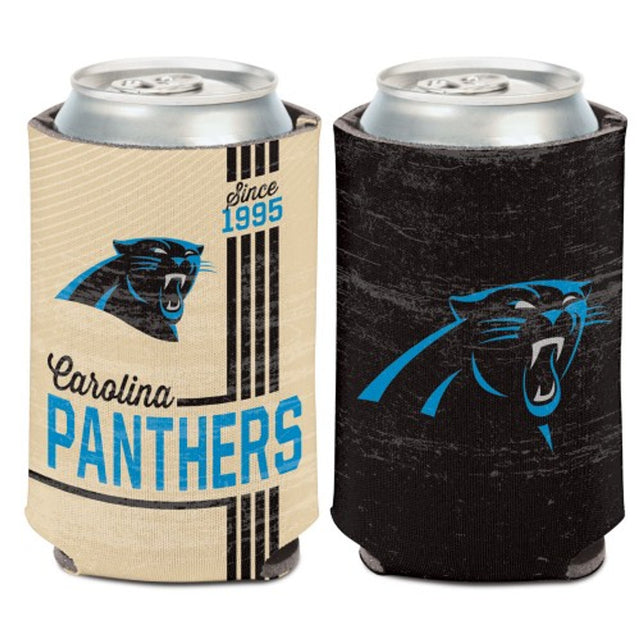 Enfriador de latas con diseño vintage de Carolina Panthers