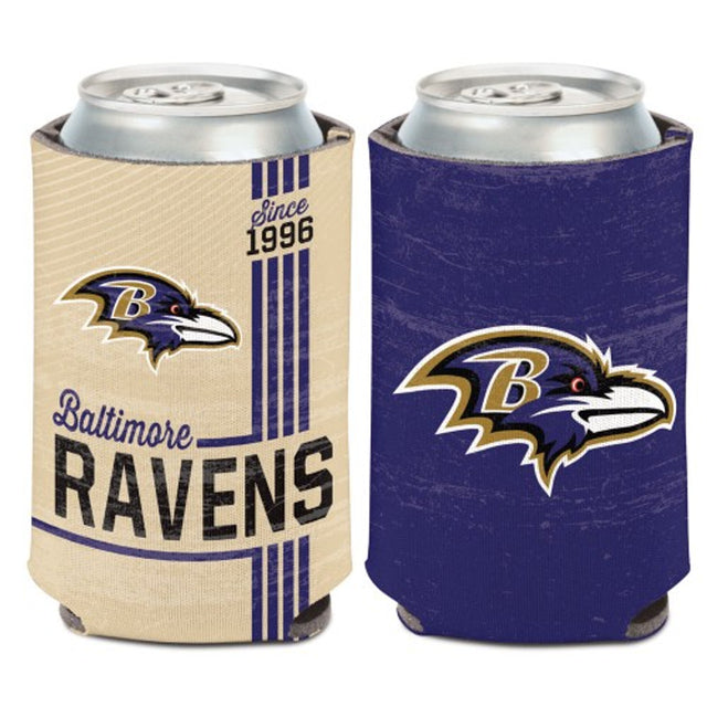 Enfriador de latas de los Baltimore Ravens, diseño vintage